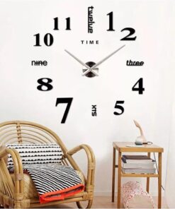 3D DIY Numerical Wall Clock | Frameless 3 in 1 3D Numerical Wall Clock kenya | Diy Wall Clock Kenya