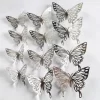 Buy Online 12Pcs 3D Hollow Paper Butterfly for Home Kids Living Room - Sensuite Decor