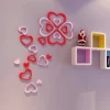 3D Heart Stickers Online | Shop Love Heart Wall Stickers Kenya | Love Heart Wall Decor KE