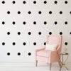 Vinyl Polka Dots | Polka Dots Wall Decals(132 Decals) | Shapes & Polka Dots Wall Stickers Removable