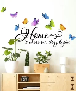Home is Where the Story Begins Wall Sticker