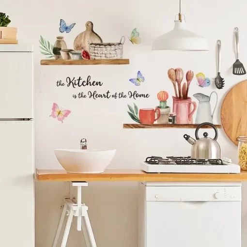 The Kitchen is the Heart of the Home Wall Sticker