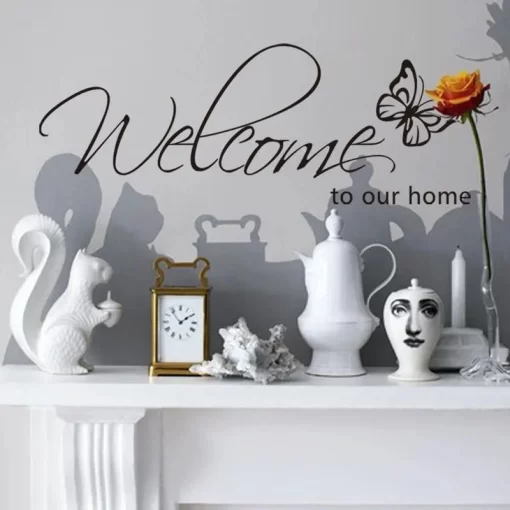 Welcome to Our Home Wall Sticker