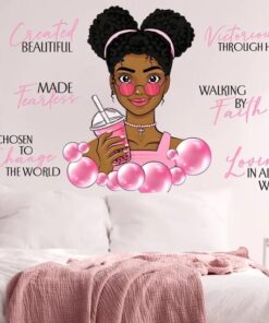 You Are Girl Motivation Wall Sticker | Girls Room Wall Stickers | Motivational Quotes Decals Home Decor