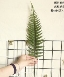 Artificial Green Fern Single Leaf