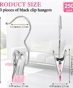 Home Organization Clip Hangers | Organize With Ease Clothing Hooks | Wardrobe Essentials